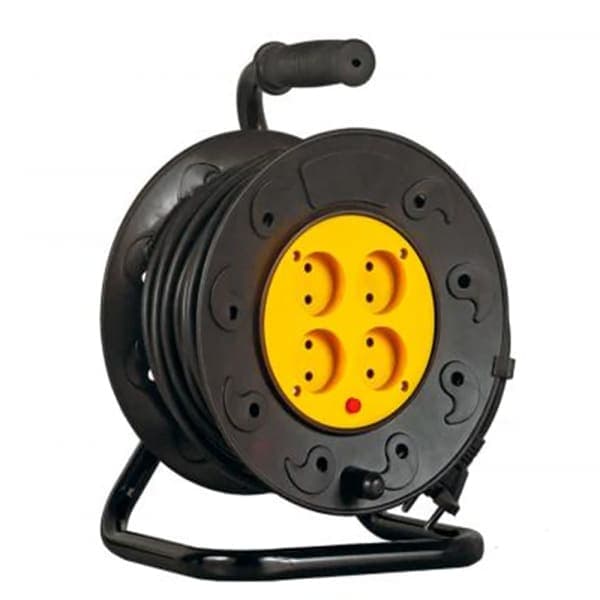 Подовжувач на котушці 25м 2х1,5мм² 16А 3680 Вт Forte - зображення 1