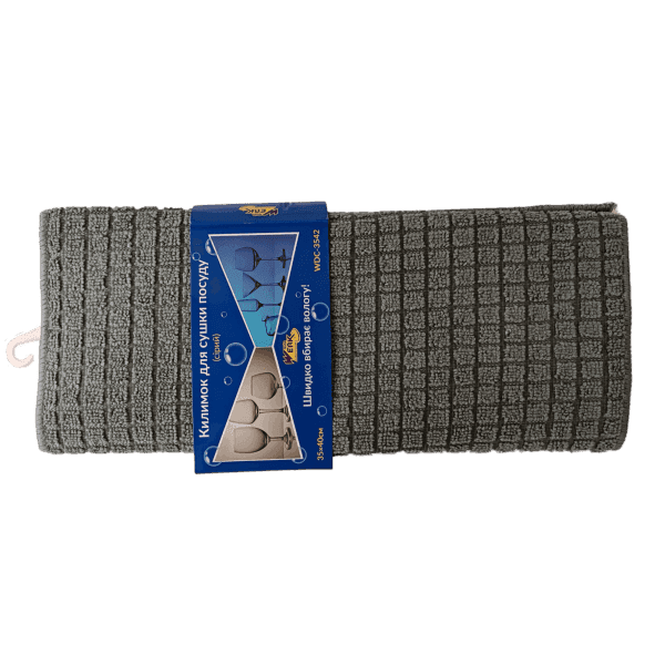 Килимок для сушки посуду WDC-3542 сірий 35х40 см Werk - зображення 1