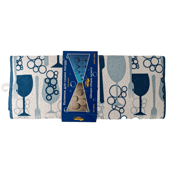 Килимок для сушки посуду WDP-3542 келихи 35х40 см Werk - зображення 1