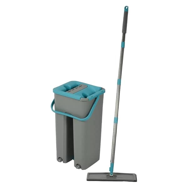 Набір для прибирання WDS-342 квадратне відро, віджимна швабра та запаска WERK - зображення 1