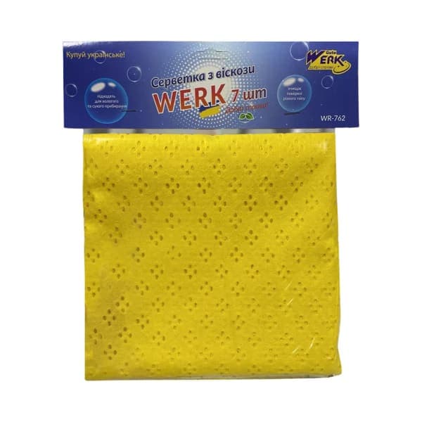 Серветка з віскози 7 шт WR762 WERK - зображення 1