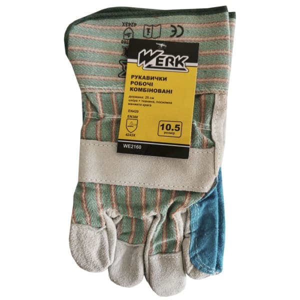 Комбіновані рукавички Werk WE2160 - зображення 1