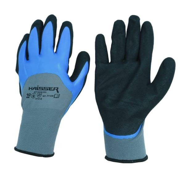 Рукавички ПЕ з подвійним нітриловим покриттям Haisser 211438 - зображення 1
