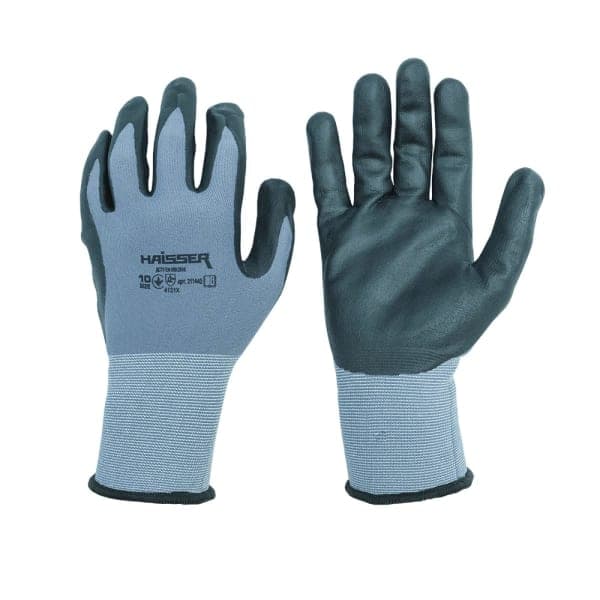 Рукавички спандекс з нітриловим покриттям Haisser 211440 - зображення 1
