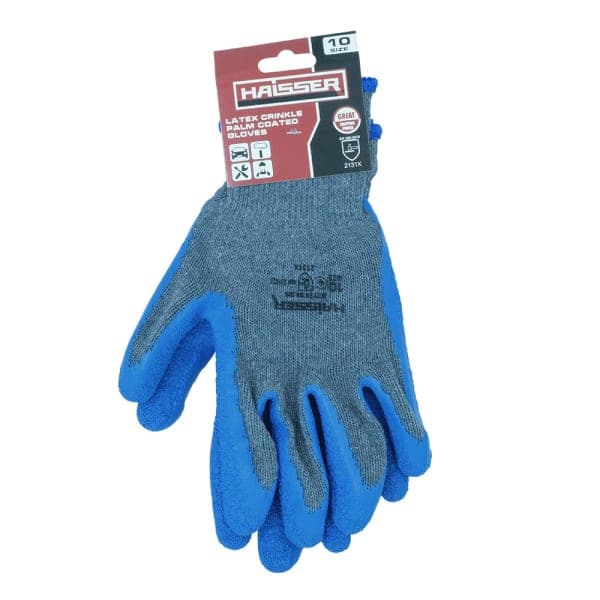 Рукавички поліестер-бавовна з латексним покриттям Haisser 211427 - зображення 1