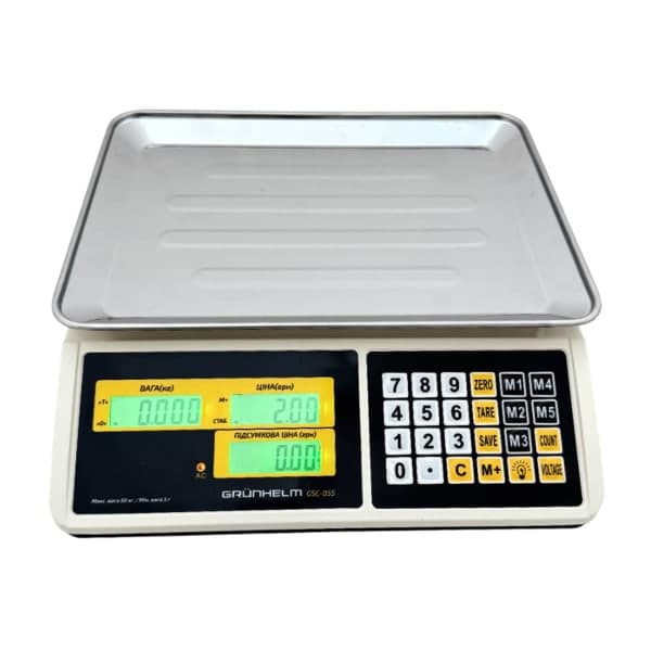 Торгові ваги Grunhelm GSC-055 - зображення 1