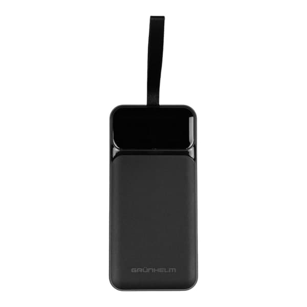 Power Bank - Портативна батарея 30.000 mAh. чорний - GP-30BQC. швидка зарядка 22.5W GRUNHELM - зображення 1