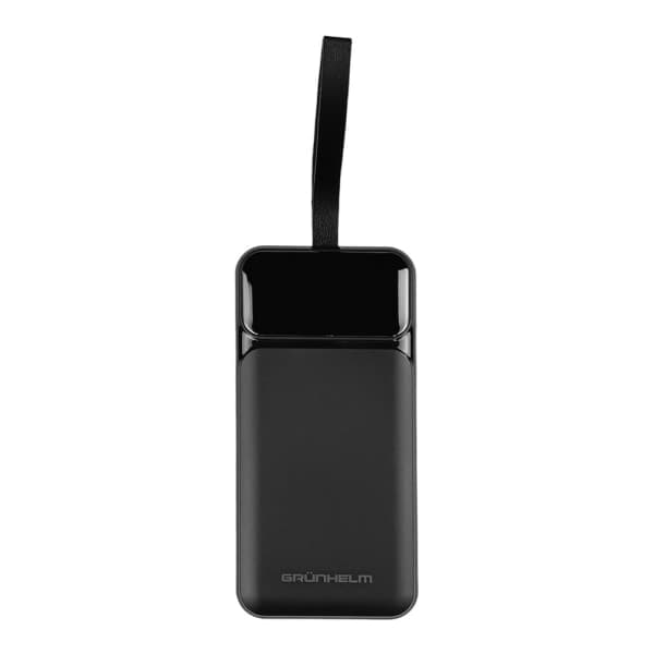 Power Bank - Портативна батарея 40.000 mAh. чорний - GP-40BQC. швидка зарядка 22.5W GRUNHELM - зображення 1