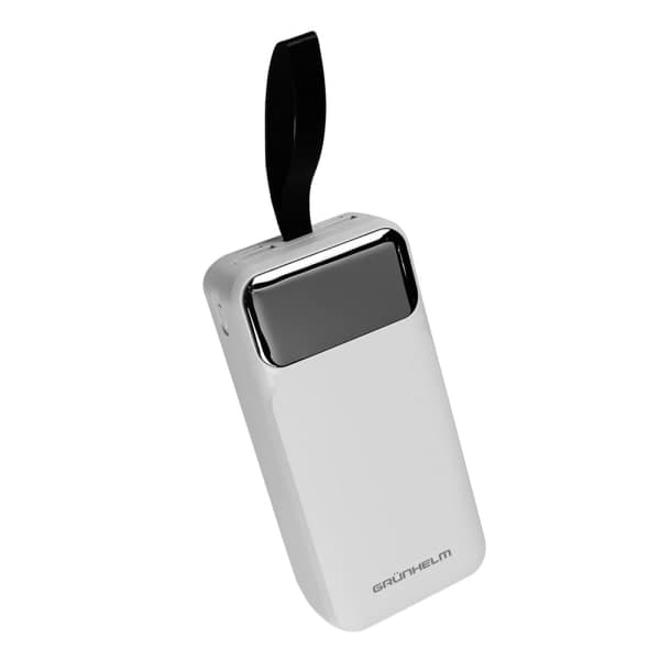 Power Bank - Портативна батарея 30.000 mAh. білий - GP-30WQC. швидка зарядка 22.5W GRUNHELM - зображення 1