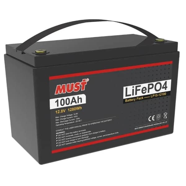 Акумулятор LiFePo4 - LP15-12100 (12V, 100Ah) MUST - зображення 1