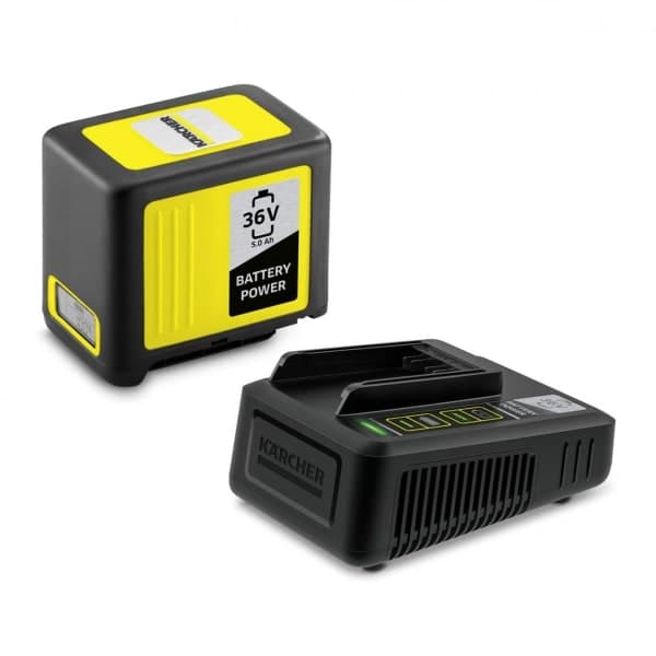 Швидкозарядний комплект 36 В 5 А (акумулятор + ЗУ) Karcher - зображення 1