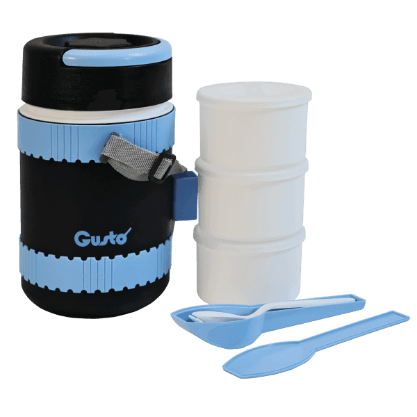 Термос для їжі GT1800 Мандрівник 1800 мл Gusto - зображення 1
