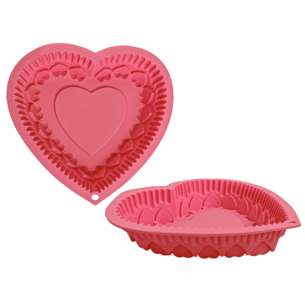 Силіконова форма GT-S-207 серце 21*20*4см Gusto - зображення 1
