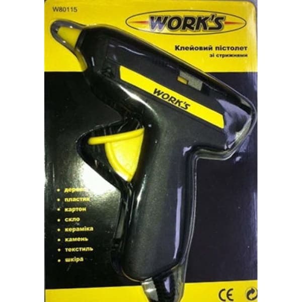 Works 15W Клеевой пістолет (зі стрижнями W80115) - зображення 1