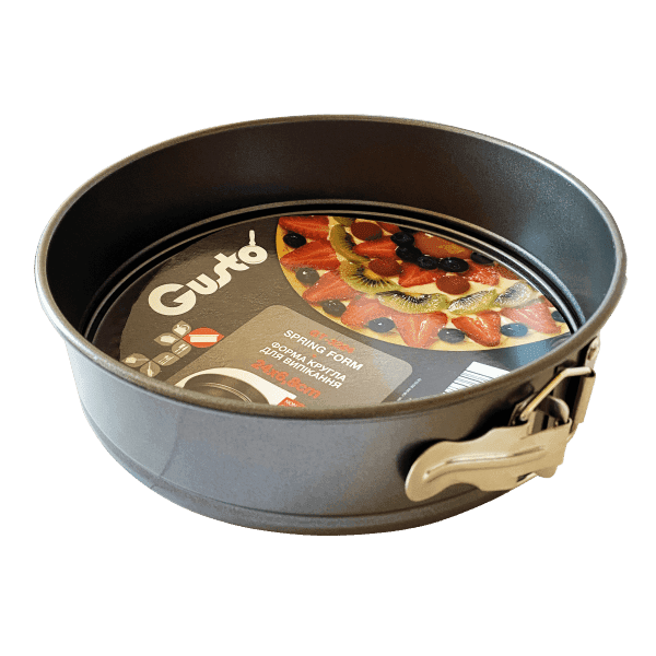 Форма кругла роз ємна для випікання GT-3224 GUSTO 24 x 6.8 см - зображення 1