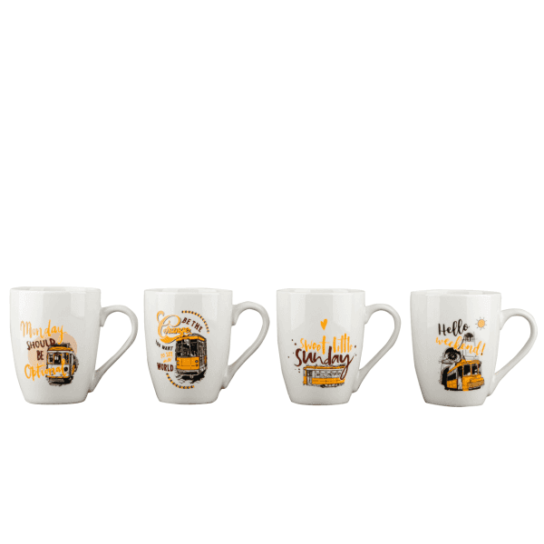 Чашка VT-C-126340 Жовтий трамвай Vittora 340 мл - зображення 1