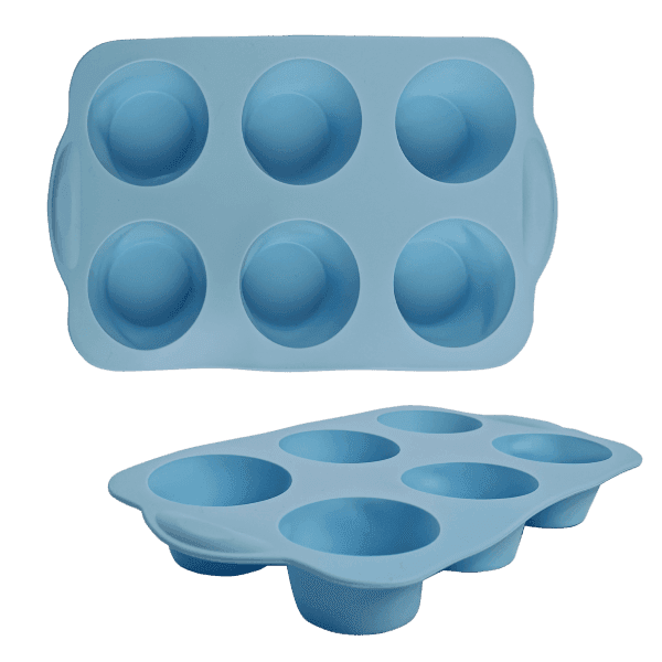 Силіконова форма GT-S-212 для мафінів на 6шт 26*16*3,5см Gusto - зображення 1