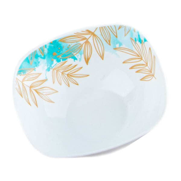 Салатник V-190Sgr Золота гілка square Vittora 190 мм - зображення 1