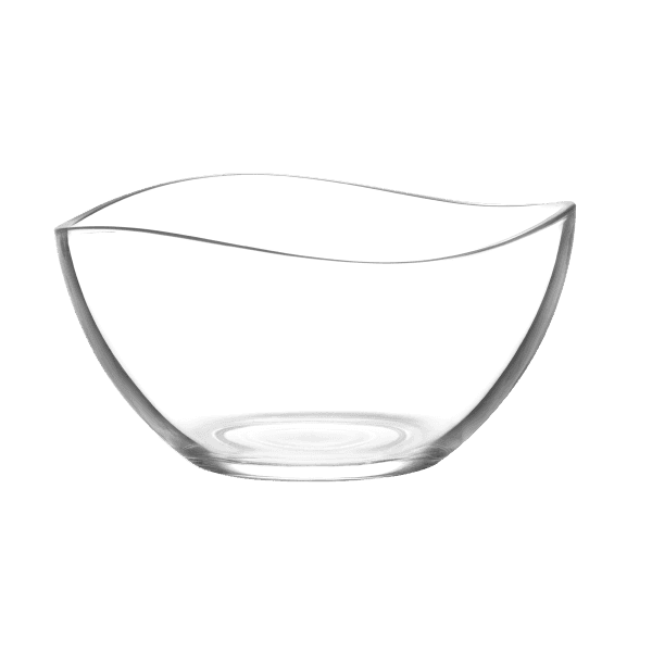 Салатник VS-6188 скляний Хвиля 210 мм 1880 мл VERSAILLES - зображення 1