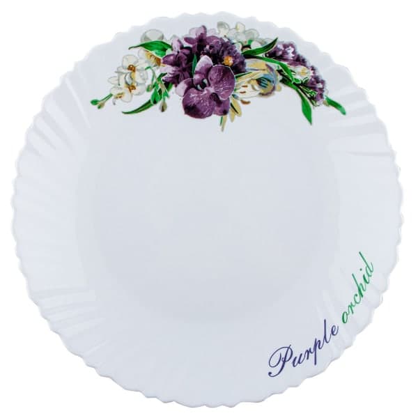 Тарілка обідня V-220PO Фіолетова орхідея Wave Vittora 220 мм - зображення 1