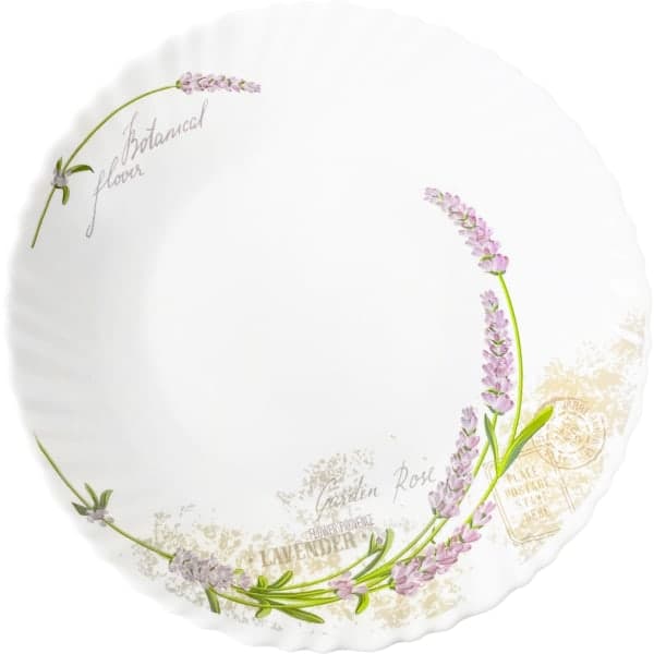 Тарілка обідня V-220Д Лаванда Wave Vittora 220 мм - зображення 1