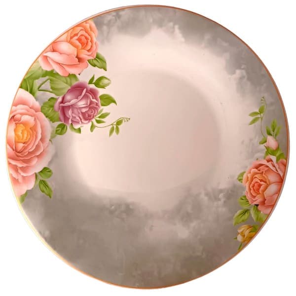 Тарілка обідня VT-1230ATS Трояндовий сон Aura Vittora 230 мм - зображення 1