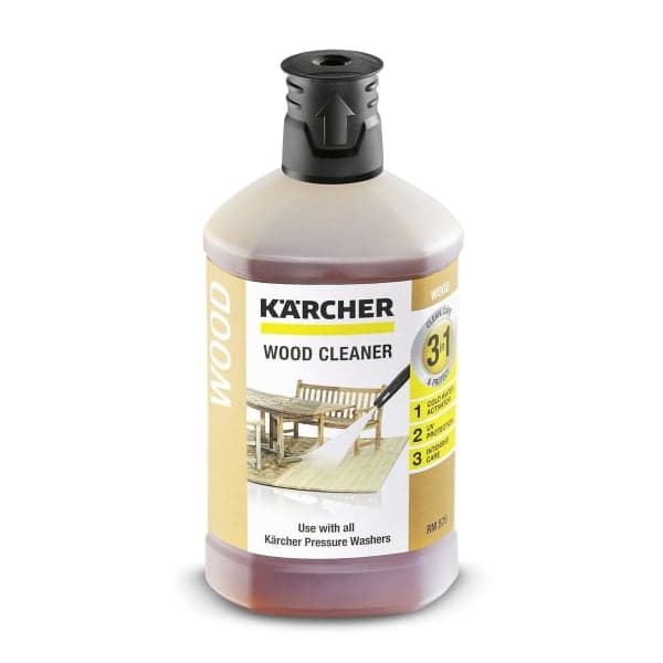 Засіб для очищення деревини Plug n Clean 3-в-1, 1 л Karcher (6.295-757.0) - зображення 1