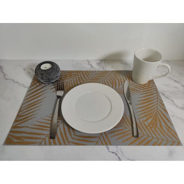 Килимок для сервірування VS-PM3045-38 Пальмова гілка 45х30см, сірий Versailles (10шт.) - зображення 1