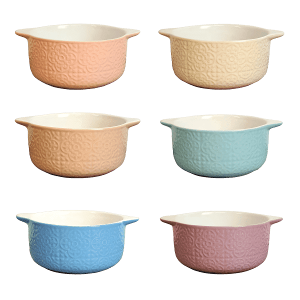 Бульйонниця VT-C-41165 Пастельні візерунки 165 мм 600 мл Vittora - зображення 1