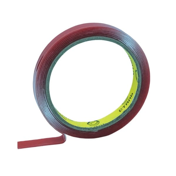 Стрічка клейка піноакрилова прозора 12ммx2м Сталь 36086 - зображення 1