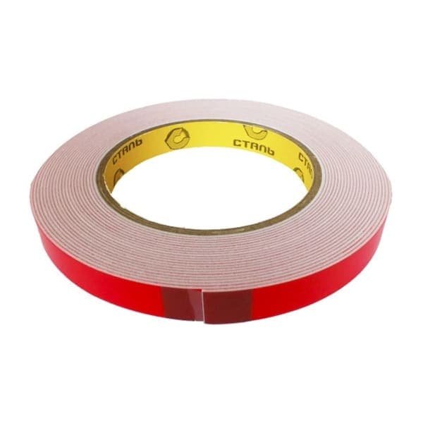 Сталь 36024 Стрічка клейка монтажна двостороння на пінній основі 12мм х 10м - зображення 1