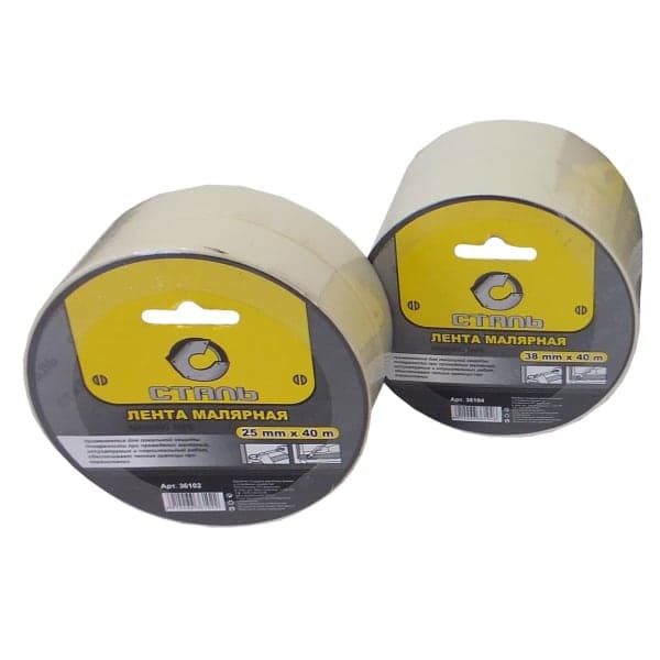 Сталь 36102 Стрічка малярська 25мм х 40м - зображення 1