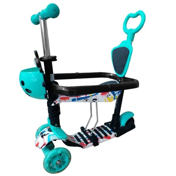 Дитячий самокат X-TREME KS-705-5W Бірюзовий - зображення 1