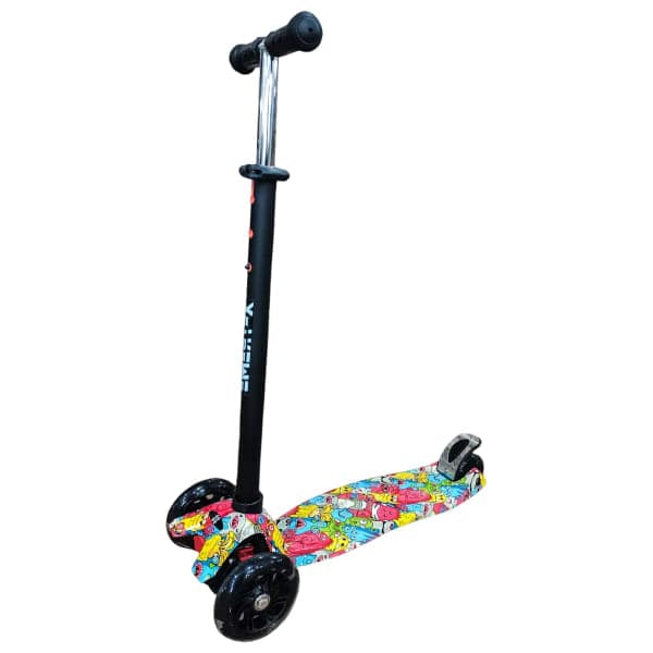 Дитячий самокат X-TREME KS-208 UNION чорний - зображення 1