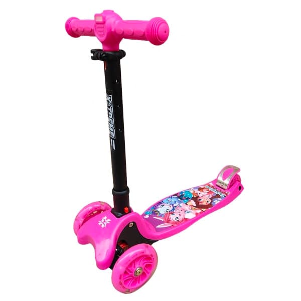 Дитячий самокат X-TREME KS-210L Рожевий - зображення 1