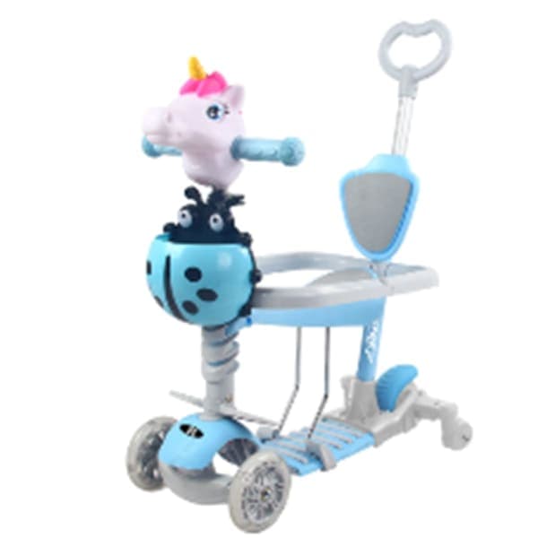 Дитячий самокат X-TREME KS-704U Блакитний - зображення 1