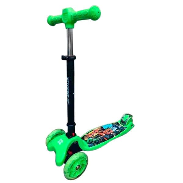 Дитячий самокат X-TREME KS-210L Зелений - зображення 1