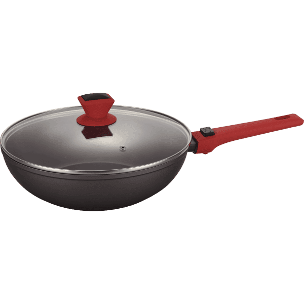 PEPPER PR-2211 Сковорідка Агат зі з ємною ручкою і кришкою (greblon C2) 280x80 мм - зображення 1