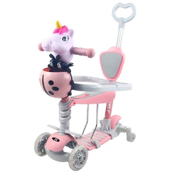 Дитячий самокат X-TREME KS-704U Рожевий - зображення 1