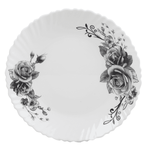 Тарілка десертна V-190GF Графічні квіти wave 190 мм Vittora - зображення 1
