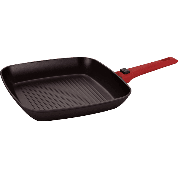 PEPPER PR-2209 Сковорідка гриль Агат зі з ємною ручкою (greblon C2) 24x24 см - зображення 1