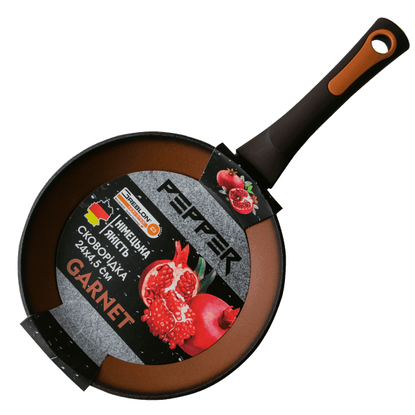 Сковорідка GARNET PR-2103-26 покриття GREBLON C3 260 x 48 мм PEPPER - зображення 1