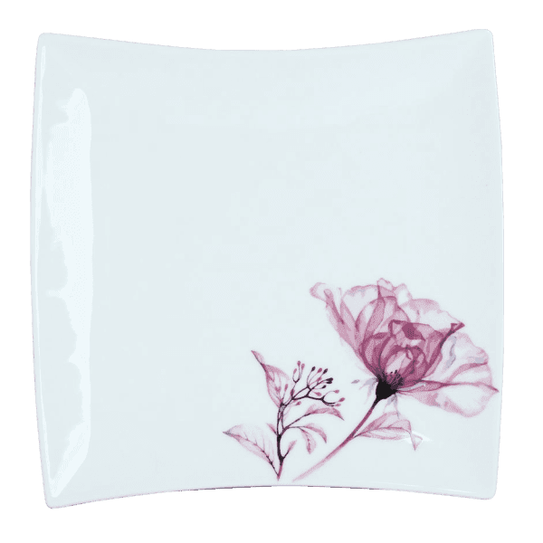 Тарілка десертна VT-P-1197FV Квіткова вуаль 197 мм Vittora - зображення 1