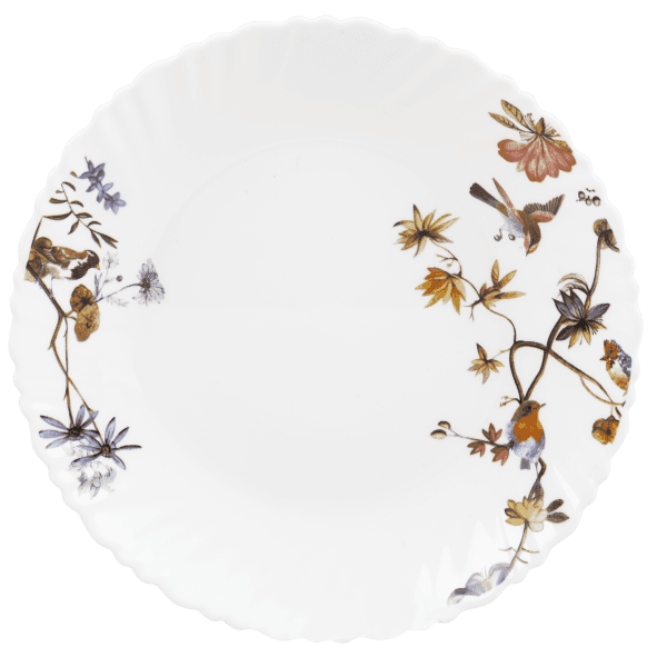 Тарілка обідня V-220HB Радісні пташки wave 220 мм Vittora - зображення 1