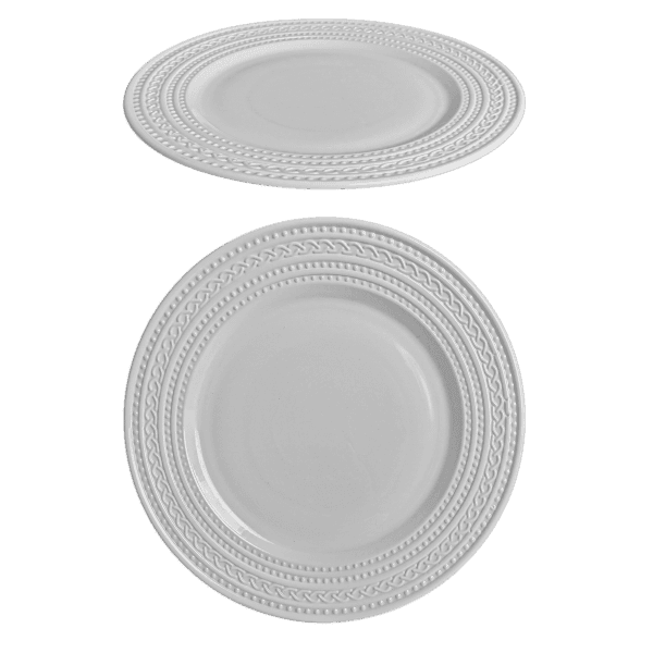 Тарілка обідня V-265ET Blanco Ethno 265 мм Vittora - зображення 1