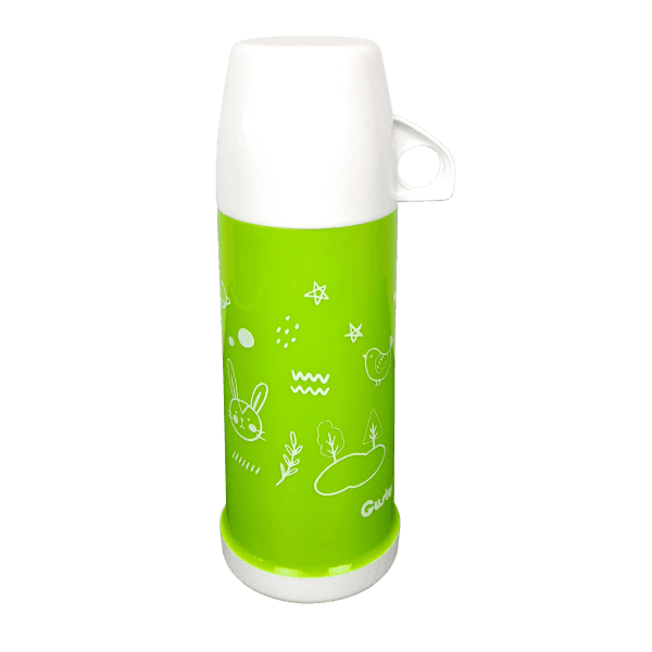 Термос GT117 Вухастики зелений 450 мл GUSTO - зображення 1
