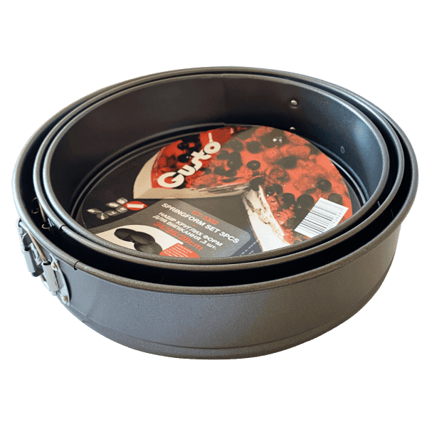 Набір круглих форм для випікання GT-3302 Gusto 24x26x28 см - зображення 1