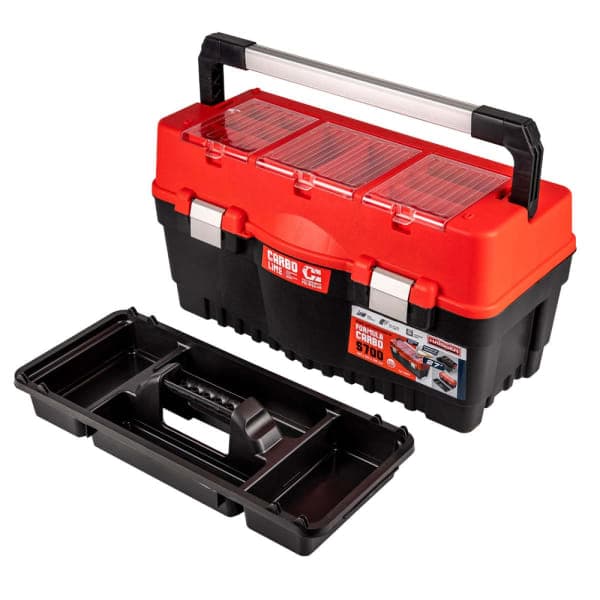 Ящик для інструментів з лотком та металевими замками 27 - зображення 1