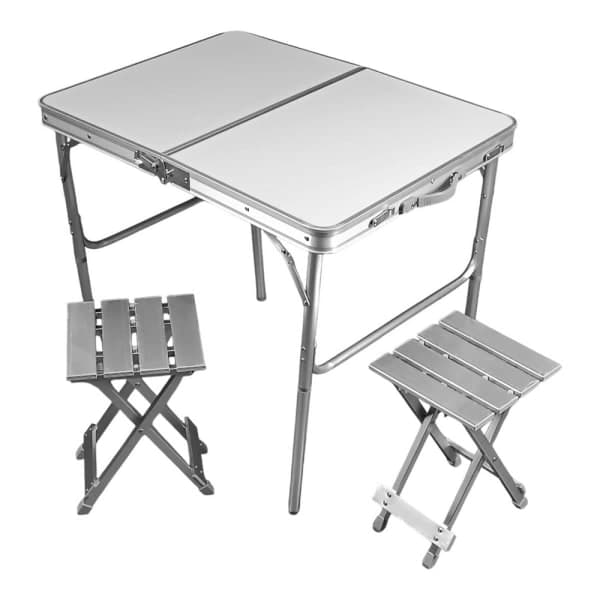 Стіл розкладний зі стільцями алюм стіл 800х600х700, стільці 2 шт 267х267х382 TCS-12 X-Tream - зображення 1