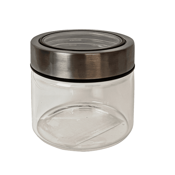 Ємність VT-9040-220 скляна для спецій з віконною кришкою 220мл. Vittora - зображення 1